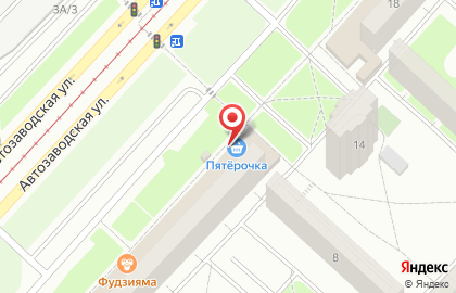 Супермаркет Пятёрочка на Автозаводской улице на карте