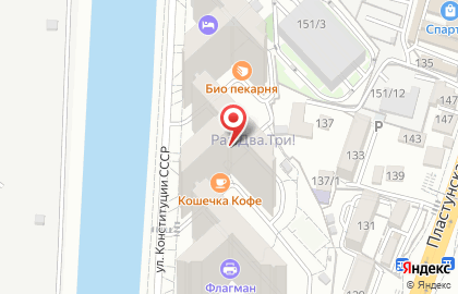 Строительная компания Универсал на Пластунской улице на карте