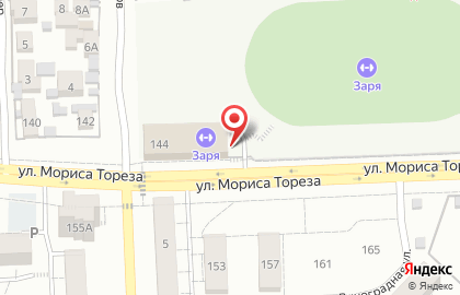 Ансамбль эстрадного танца Блеск на улице Мориса Тореза на карте