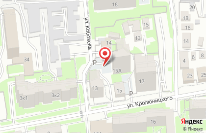 Строящиеся объекты УльяновскЦентрГазСтрой на улице Кролюницкого на карте