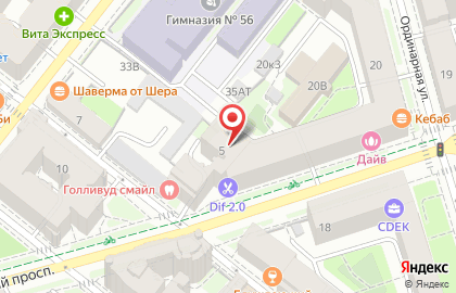 Юридическая компания Феникс на улице Всеволода Вишневского на карте
