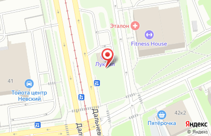 ОАО Банкомат, КБ Петрокоммерц на Дальневосточном проспекте на карте