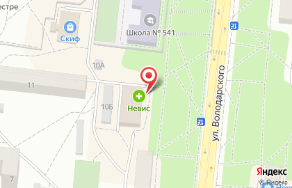 Химчистка-прачечная Лаванда+ на Шлиссельбургском проспекте на карте