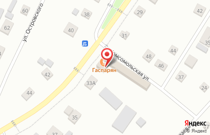 Алкоритм на Тюменской улице на карте