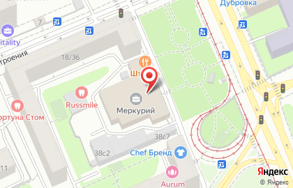 Московская торгово-промышленная палата на карте