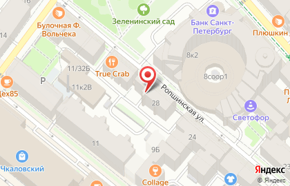 Армия на Ропшинской улице на карте