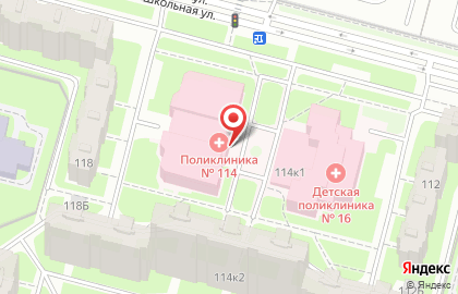СПб ГБУЗ "Городская поликлиника № 114" на карте