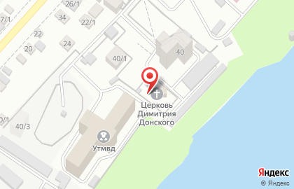 Храм благоверного князя Димитрия Донского на карте