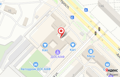 Автошкола ДОСААФ России в 14-м квартале на карте
