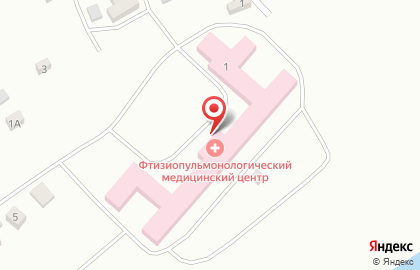 Медицинский центр Томский фтизиопульмонологический медицинский центр на Новой улице на карте