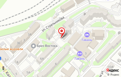 Магазин товаров для рыбалки Посейдон на улице Стрельникова на карте