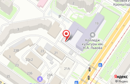 Киоск по продаже кондитерских изделий на проспекте Чайковского на карте