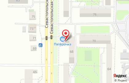 Супермаркет Эверест дисконт на Севастопольской улице на карте
