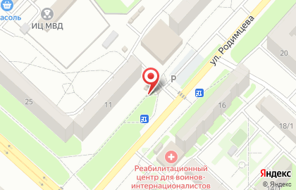Киоск по продаже хлебобулочных изделий в Дзержинском районе на карте