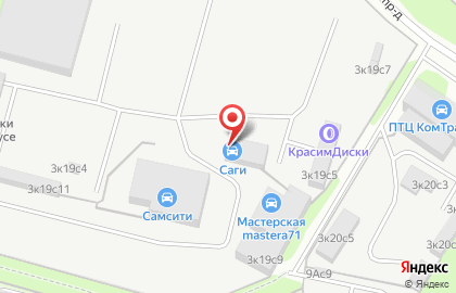 Автомойка в Москве на карте