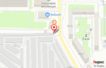 Шиномонтажная мастерская на проспекте Гагарина на карте
