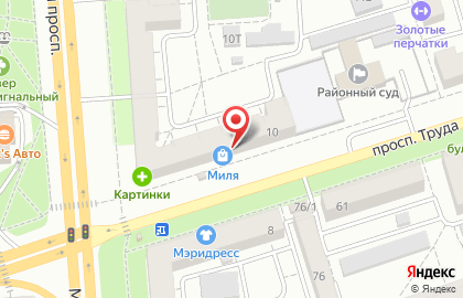 Строительная компания Миля на Московском проспекте на карте