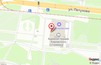 Городской центр развития образования в Кировском районе на карте