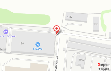 Общежитие Уютный дом на Боровском шоссе на карте
