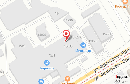 Магазин автозапчастей для Hyundai Автокор, Kia в Орджоникидзевском районе на карте
