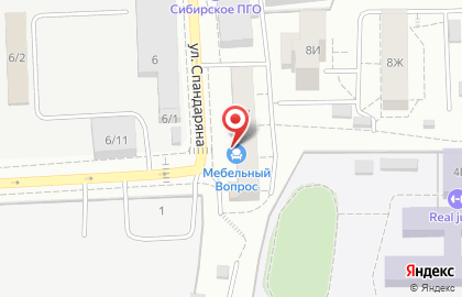 Торгово-производственная фирма Енисей Окна на Аэровокзальной улице на карте