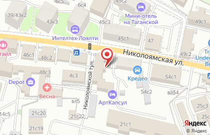 Компания INOXPOINT на Николоямской улице на карте