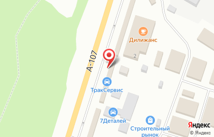 Розничный магазин ТракСервис на Каширском шоссе на карте