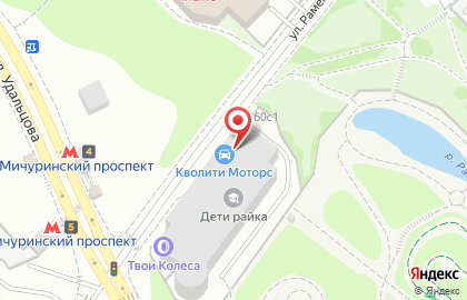 Специализированный сервисный центр Вагрупп на Мичуринском проспекте на карте