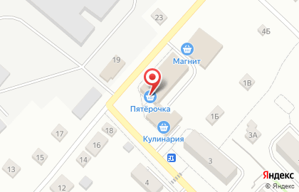 Универсам Пятёрочка в Октябрьском районе на карте
