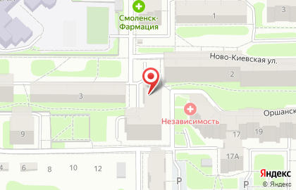 Рыбная лавка на Оршанской улице на карте