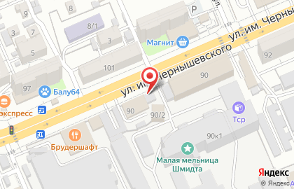 Шиномонтажная мастерская в Октябрьском районе на карте