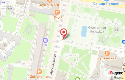 Ледяной дом на Московской улице на карте