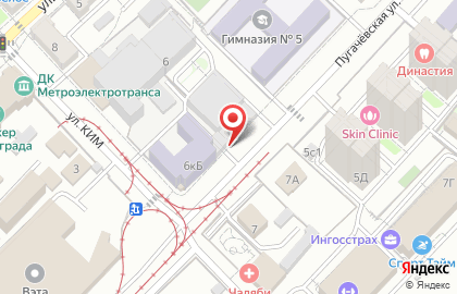 Продовольственный магазин ул. КИМ 6 к Б на карте