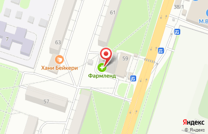 Микс на Комсомольском проспекте на карте