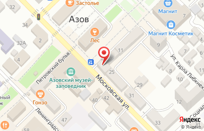 Салон связи Tele2 на Московской улице в Азове на карте