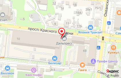 Столовая Буфет на проспекте Красного Знамени на карте