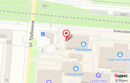 Магазин Флешкин на улице Трубников на карте