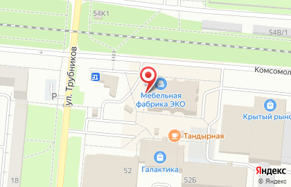 Торговый центр Пирамида на улице Трубников на карте