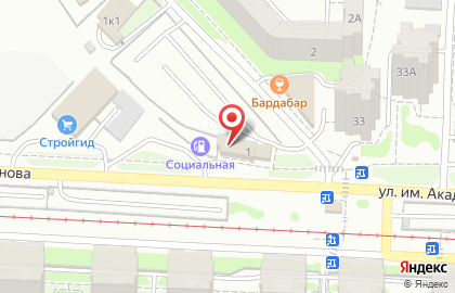Пиццерия Додо Пицца на Днепропетровской улице на карте