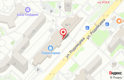 Магазин напитков Бочка в Дзержинском районе на карте