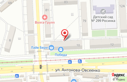 Родник в Советском районе на карте
