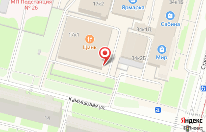 Автостоянка на Камышовой, 15а на карте
