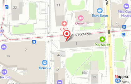 Универсам Радуга на метро Достоевская на карте