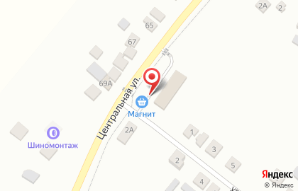 Супермаркет Магнит в Белгороде на карте