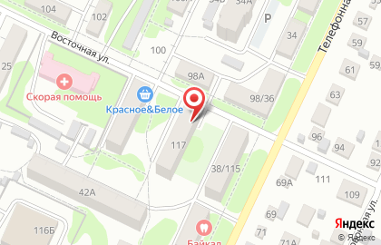 Магазин В розлив в Железнодорожном районе на карте
