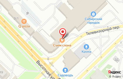 Столовая Съем слона на Высотной улице на карте