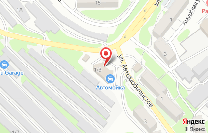 Шиномонтажная мастерская в Петропавловске-Камчатском на карте