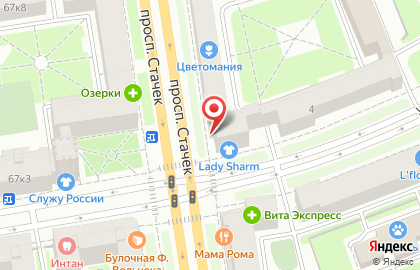 Магазин спортивного питания Fitnessbar.ru на проспекте Стачек на карте