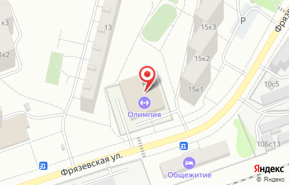 Детская школа плавания и водного поло Шторм на метро Новогиреево на карте