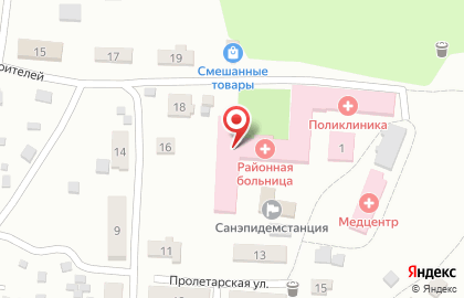 Тунгокоченская центральная районная больница на карте
